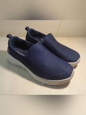 Skechers Go Walk Joy Walking Comfort SlipOn Shoes Navy Blue 15600 Womens Size 7